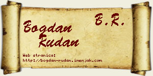 Bogdan Rudan vizit kartica